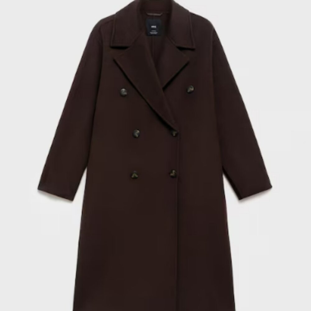 Handmade oversized wool coat